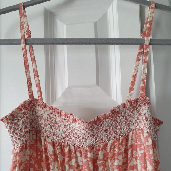 Faherty Renata jumpsuit, size M, coral - Picture 3 of 7